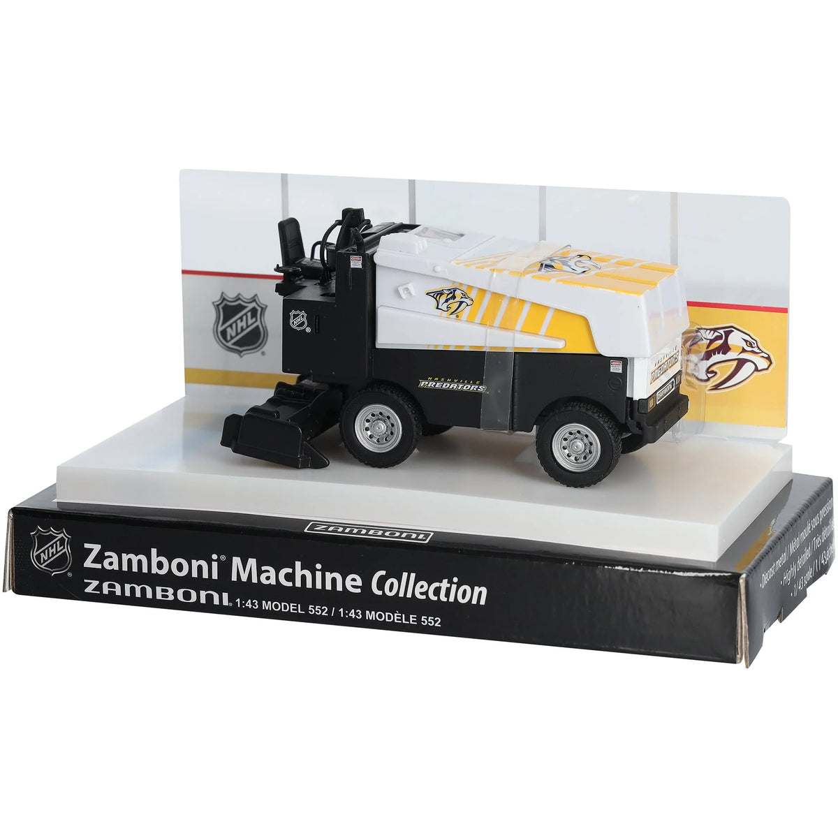 Nashville Predators 2026-27 Die-Cast Zamboni | 1:43 Scale with Arena Stand