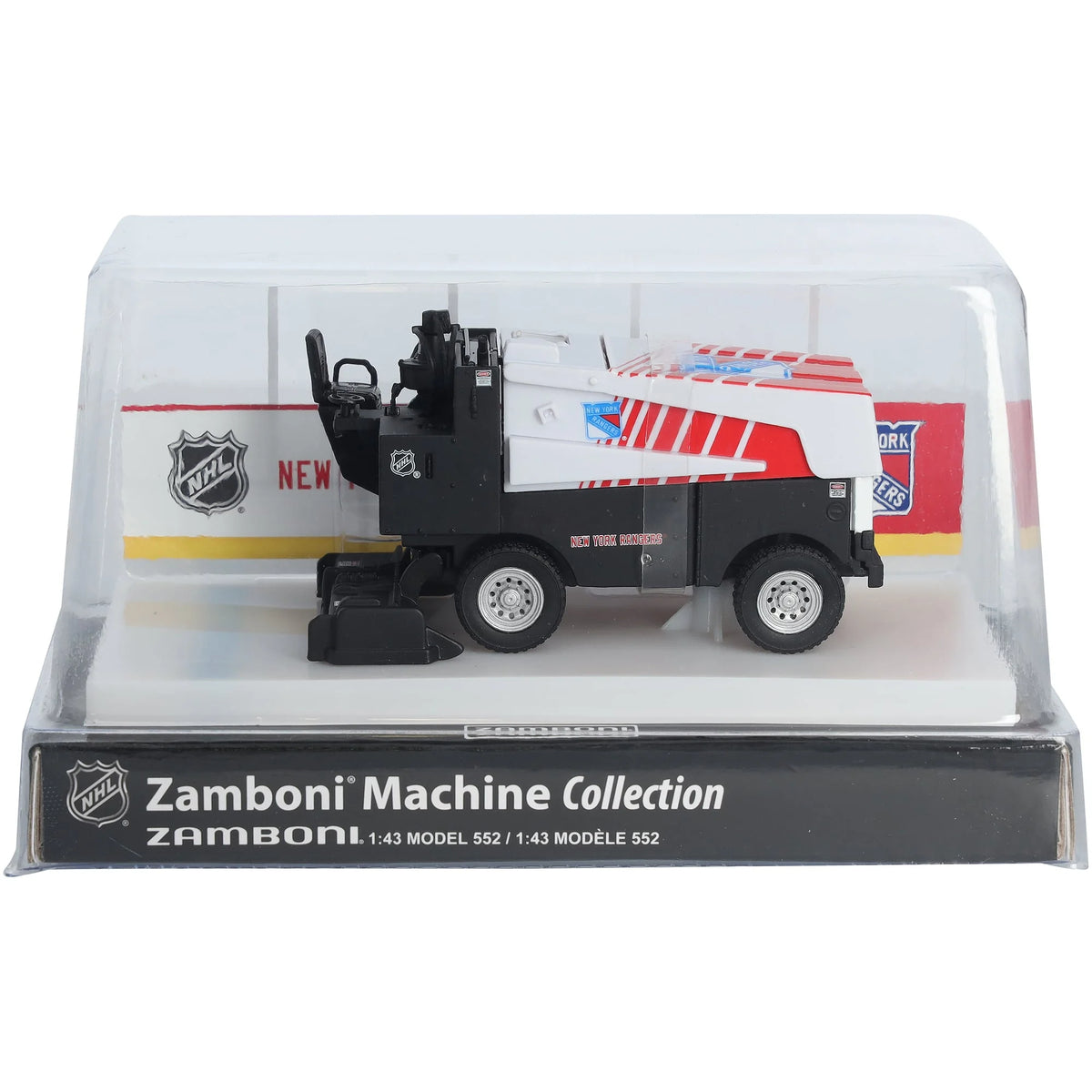 New York Rangers 2026-27 Die-Cast Zamboni | 1:43 Scale with Display Stand