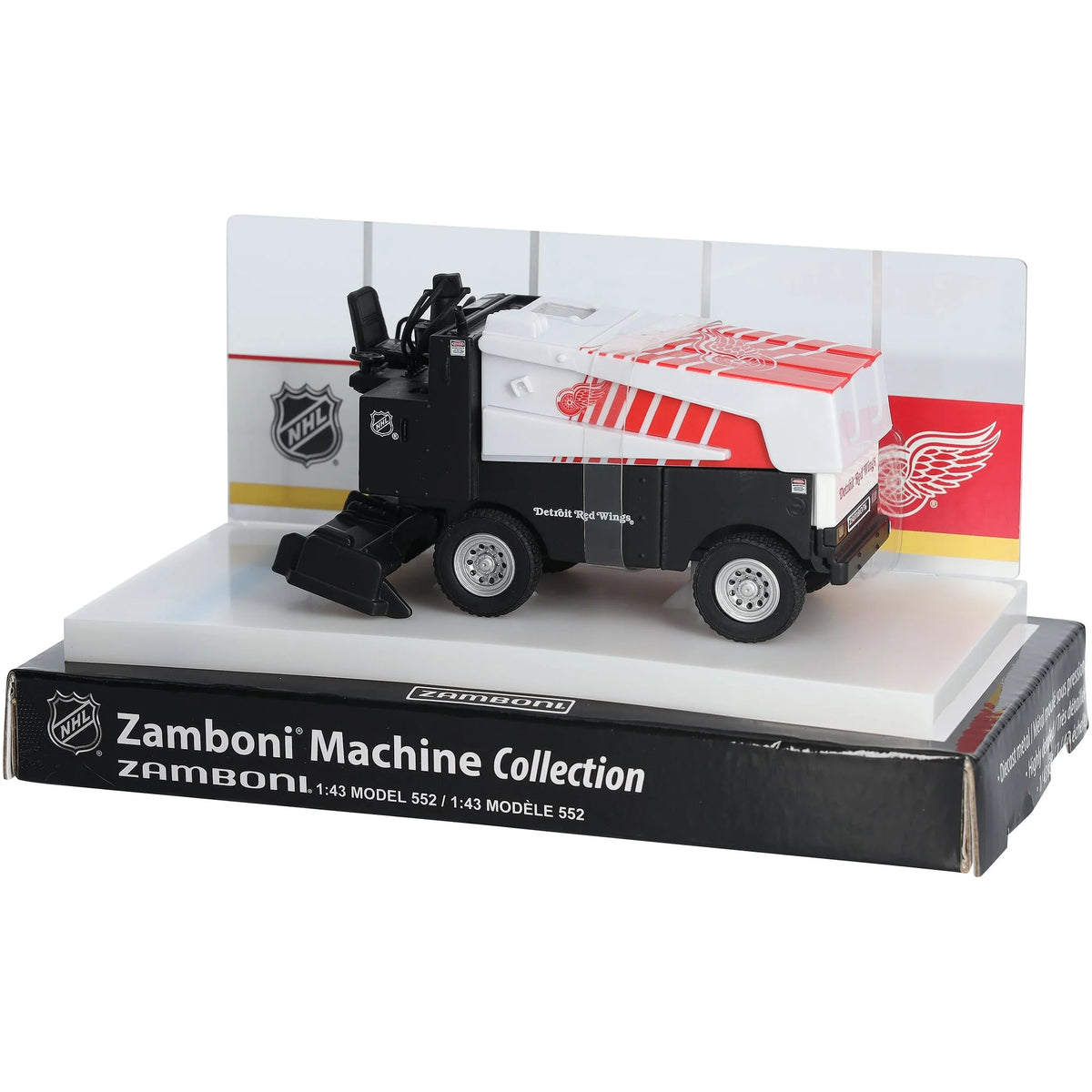 Detroit Red Wings 2026-27 Die-Cast Zamboni | 1:43 Scale with Arena Stand