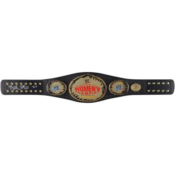 Trish Stratus Signed Women's Championship Attitude Era Replica Belt | Authenticated