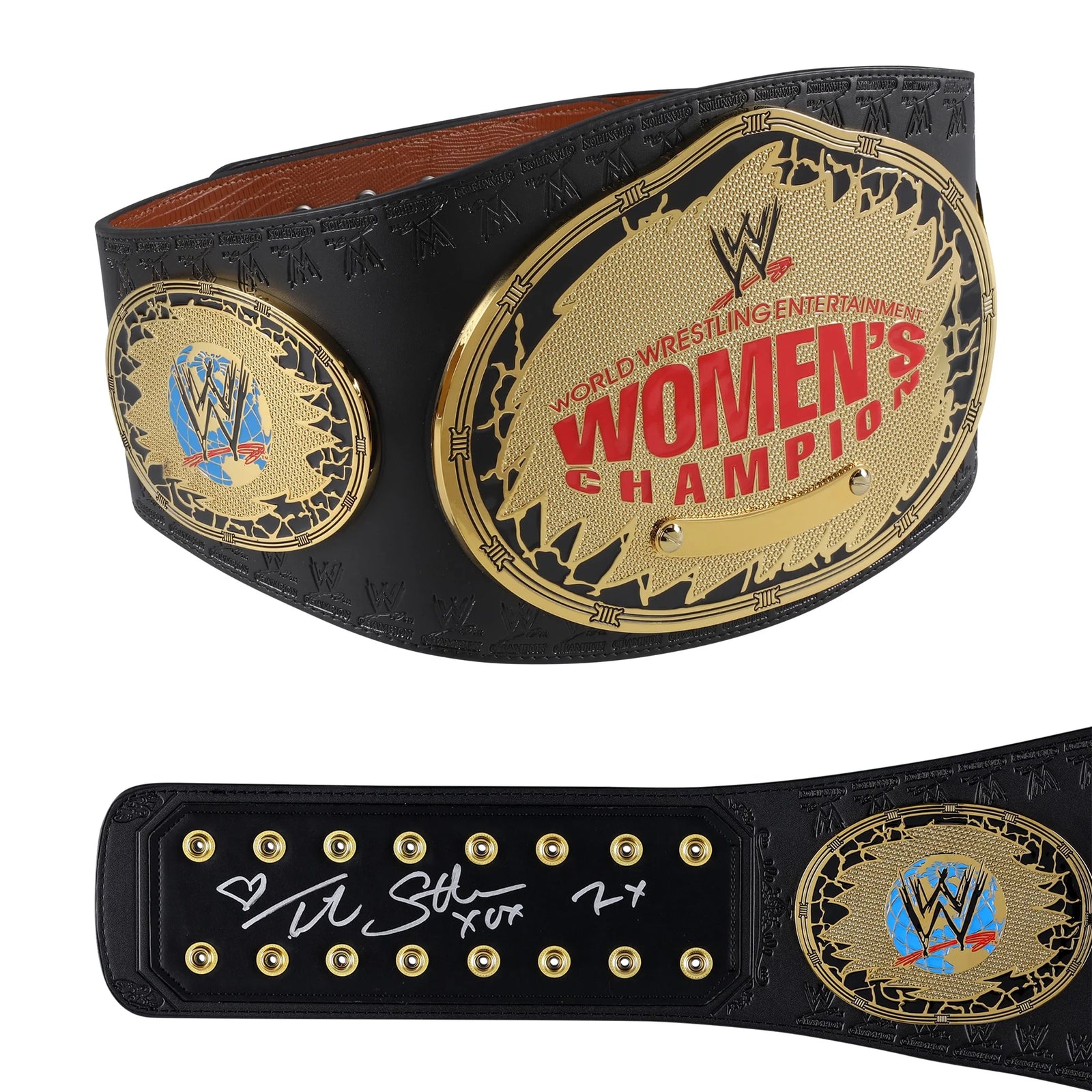 Trish Stratus Signed Women's Championship Attitude Era Replica Belt | Authenticated