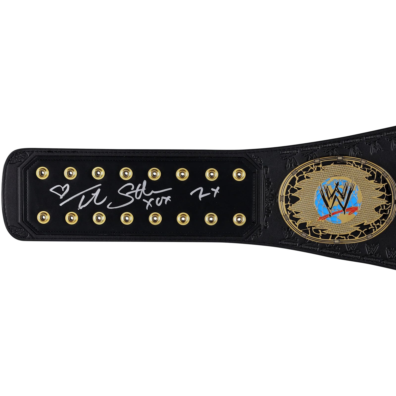 Trish Stratus Signed Women's Championship Attitude Era Replica Belt | Authenticated