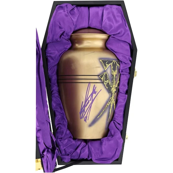 The Undertaker Signed Accolades Cross Replica Urn | WWE Memorabilia