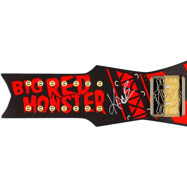 Kane Signed WWE Signature Series Replica Title Belt | Attitude Era