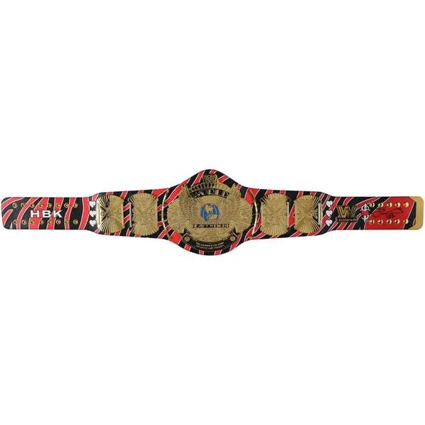 Shawn Michaels Signed WWE Signature Series Replica Title Belt | WWRTBMI0007