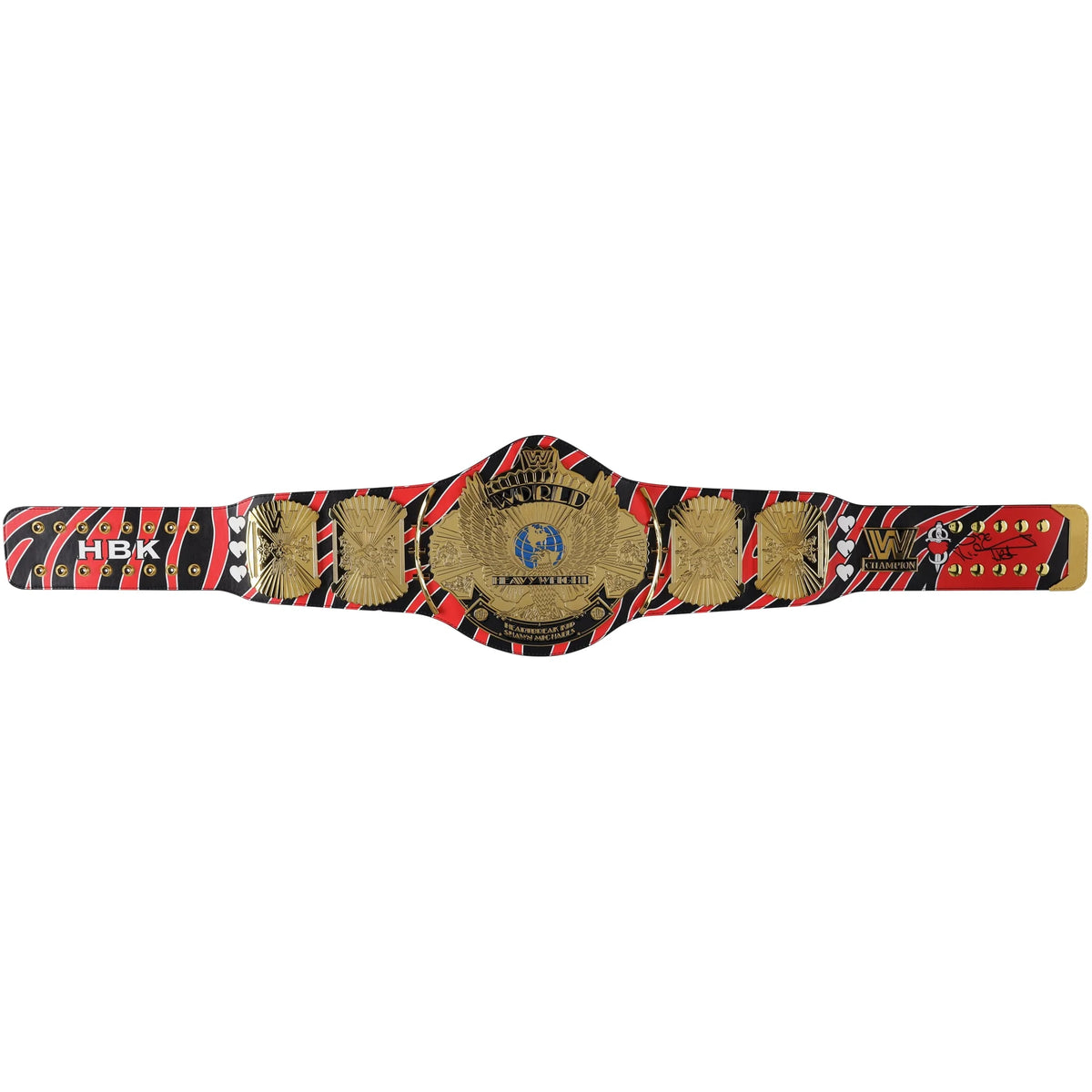 Shawn Michaels Signed WWE Signature Series Replica Title Belt | WWRTBMI0007