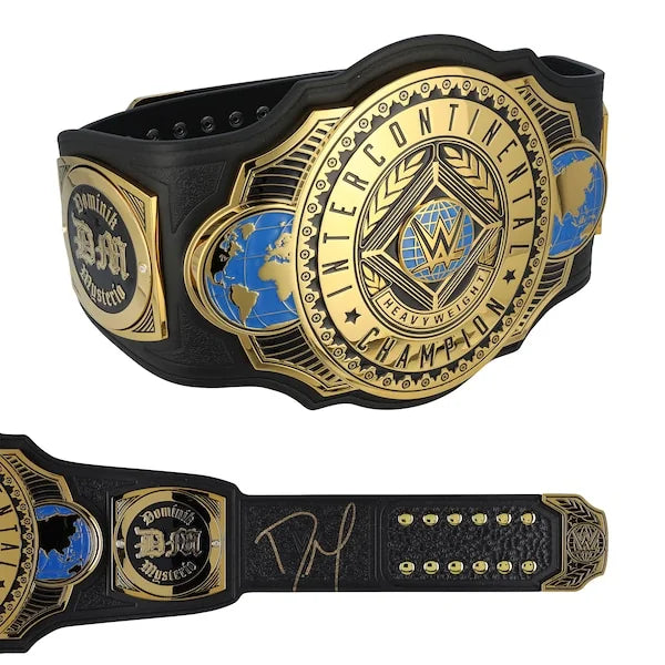 Dominik Mysterio Signed WWE Intercontinental Championship Replica Belt | Authenticated