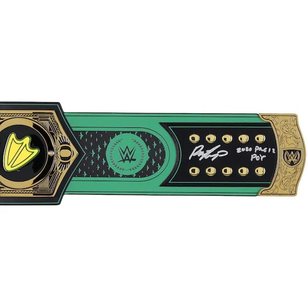 Payton Pritchard Signed WWE Legacy Title Belt | 2020 Pac-12 POY Inscription