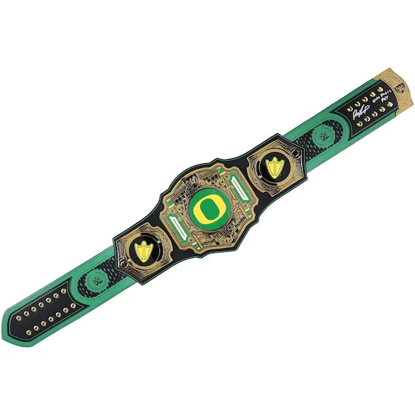Payton Pritchard Signed WWE Legacy Title Belt | 2020 Pac-12 POY Inscription