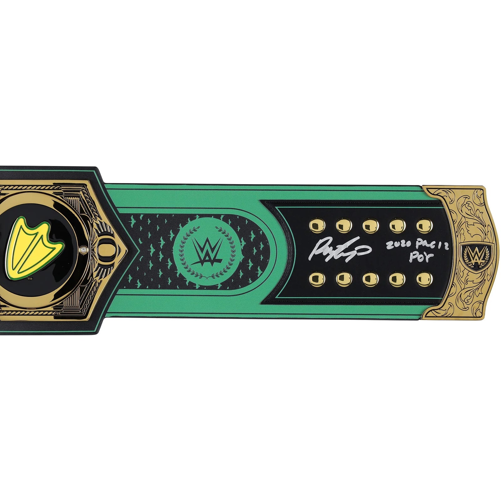 Payton Pritchard Signed WWE Legacy Title Belt | 2020 Pac-12 POY Inscription