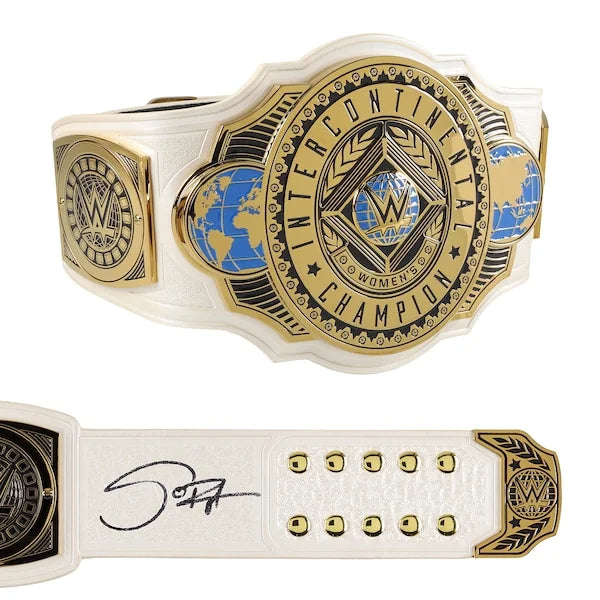 Sol Ruca Signed WWE Women's Intercontinental Championship Replica Belt