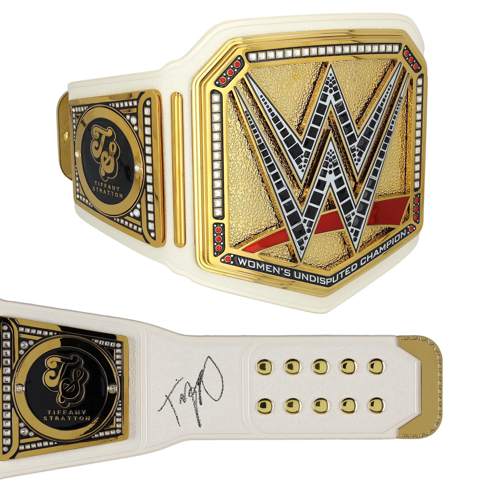 Tiffany Stratton Signed WWE Women's World Championship Replica Belt