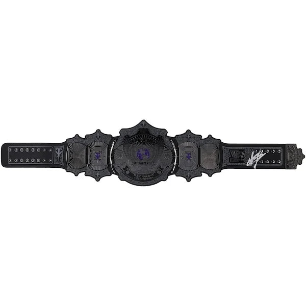 The Undertaker Signed WWE Replica Title Belt | Authenticated