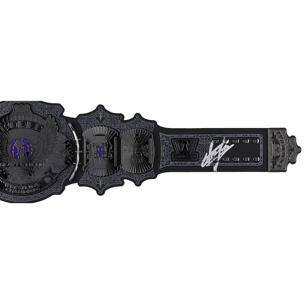 The Undertaker Signed WWE Replica Title Belt | Authenticated