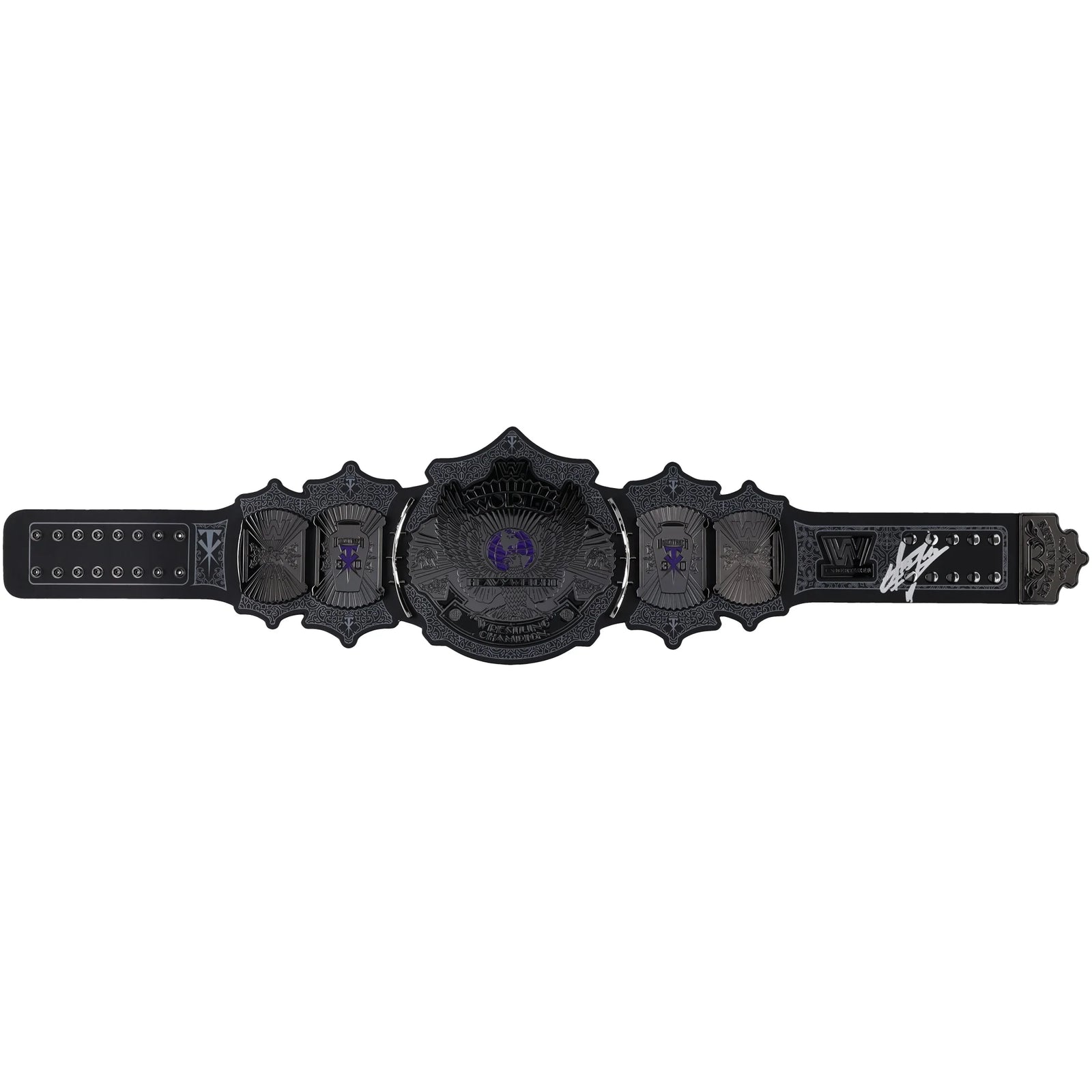 The Undertaker Signed WWE Replica Title Belt | Authenticated