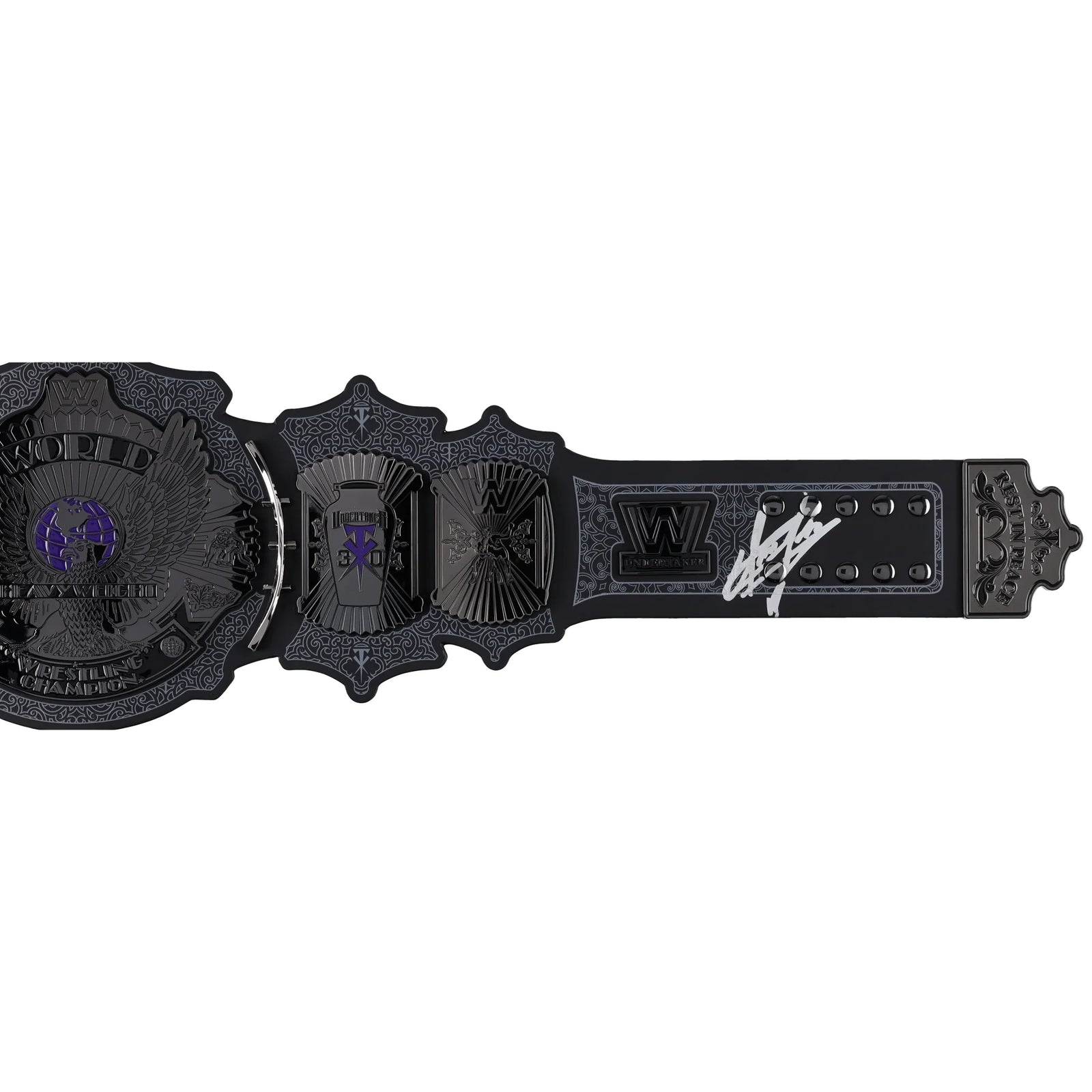 The Undertaker Signed WWE Replica Title Belt | Authenticated