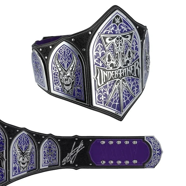 The Undertaker Signed 35 Years Deadman Legacy Championship Title Belt | Authenticated