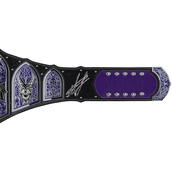 The Undertaker Signed 35 Years Deadman Legacy Championship Title Belt | Authenticated