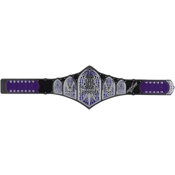 The Undertaker Signed 35 Years Deadman Legacy Championship Title Belt | Authenticated