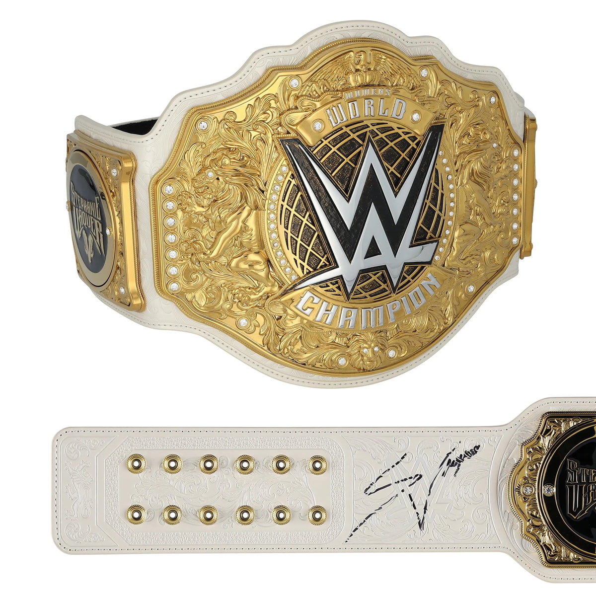 Stephanie Vaquer Signed WWE Women's World Championship Replica Belt | WWRTBVA0009