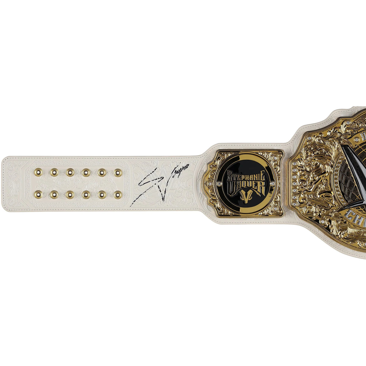 Stephanie Vaquer Signed WWE Women's World Championship Replica Belt | WWRTBVA0009