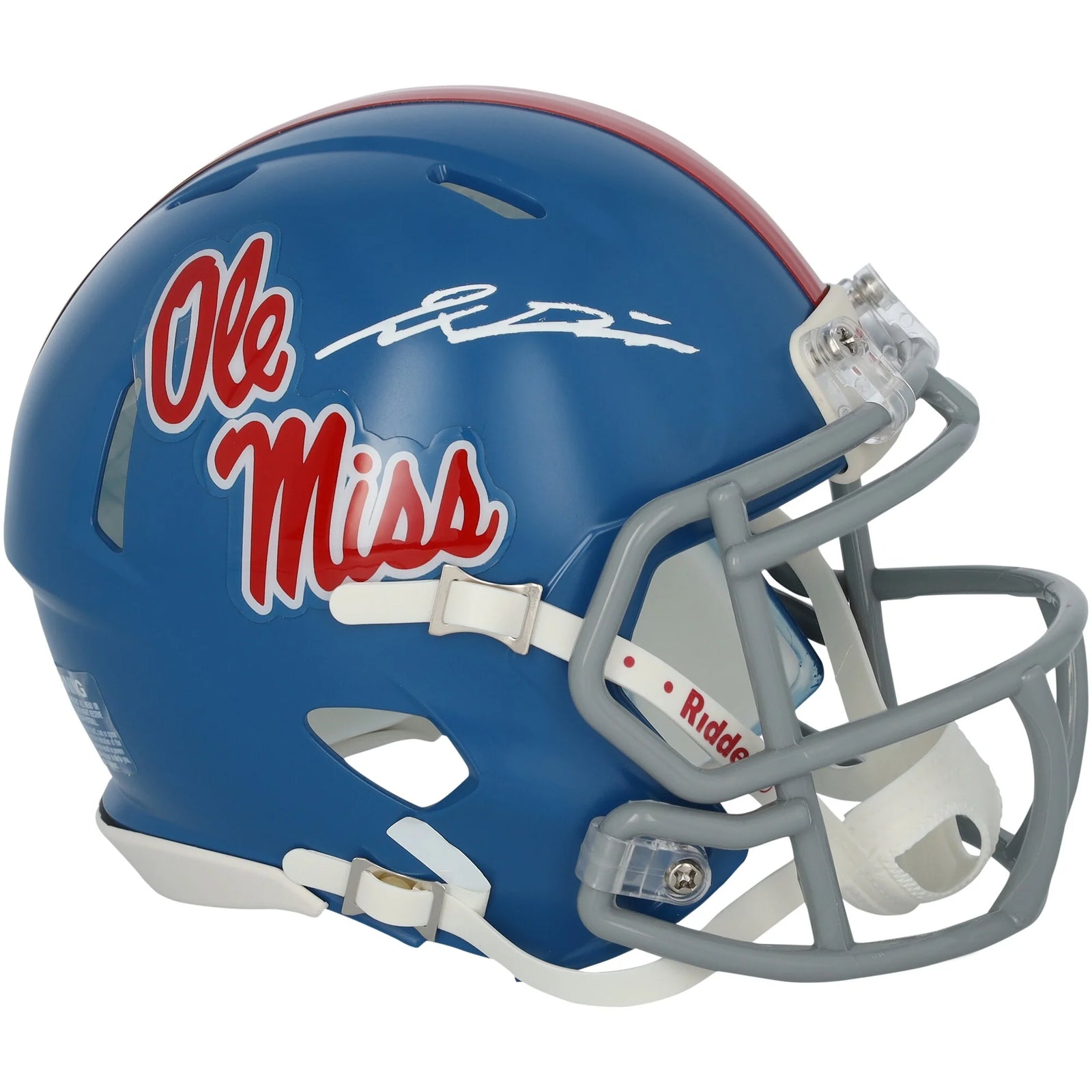 Jaxson Dart Signed Ole Miss Rebels Mini Helmet Authenticated