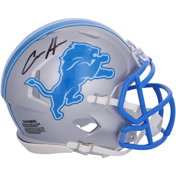 Aidan Hutchinson Signed Detroit Lions 2024 Speed Mini Helmet | Authenticated
