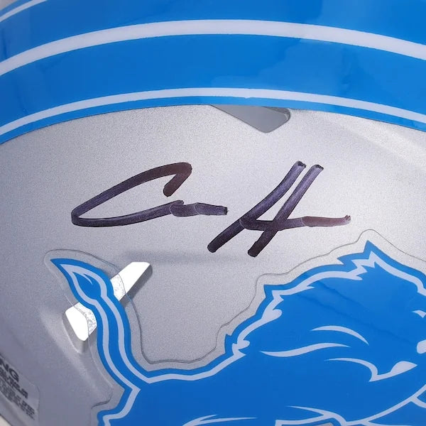 Aidan Hutchinson Signed Detroit Lions 2024 Speed Mini Helmet | Authenticated