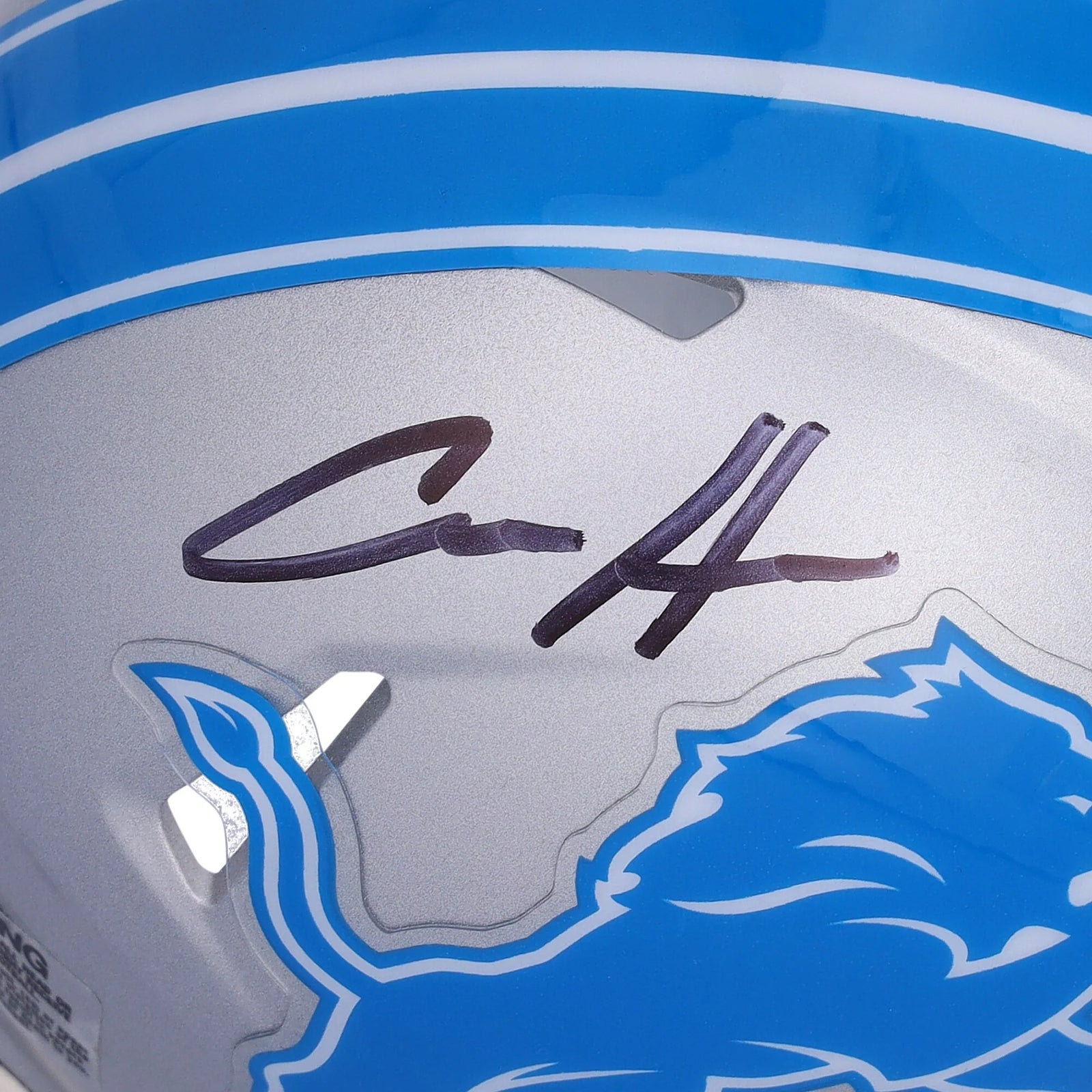 Aidan Hutchinson Signed Detroit Lions 2024 Speed Mini Helmet | Authenticated
