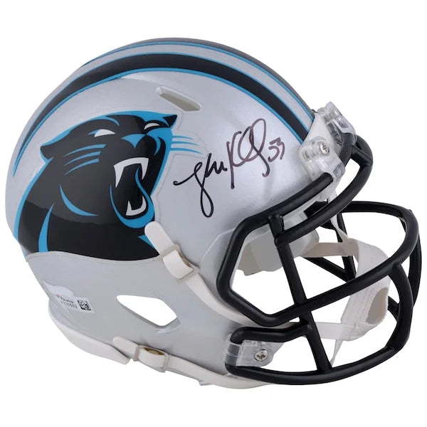 Luke Kuechly Carolina Panthers Autographed Riddell Speed Mini Helmet - S