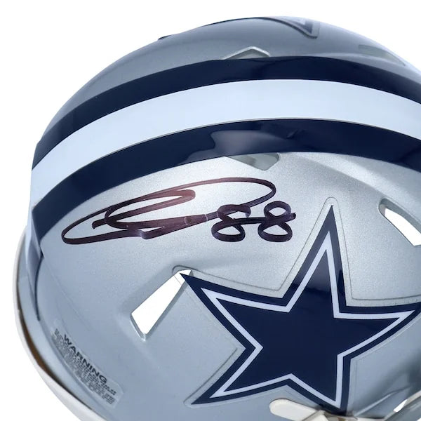 CeeDee Lamb Signed Riddell Speed Mini Helmet | Dallas Cowboys