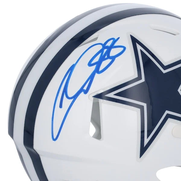CeeDee Lamb Signed Cowboys Riddell Mini Helmet | 2022 Alternate