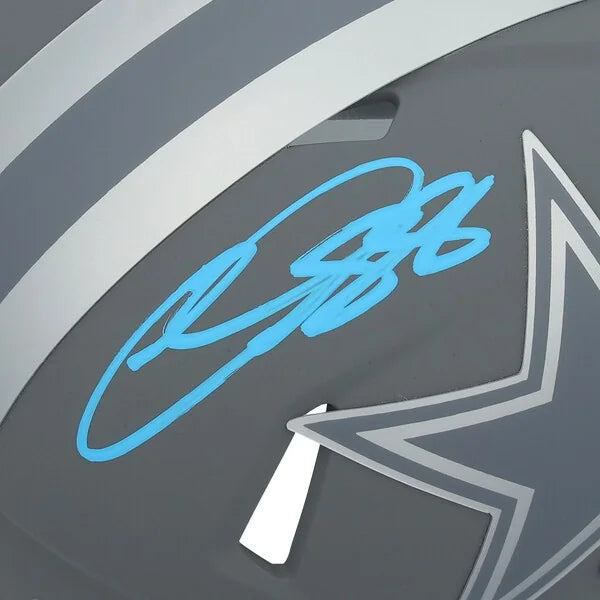CeeDee Lamb Signed Riddell Slate Speed Mini Helmet | Dallas Cowboys