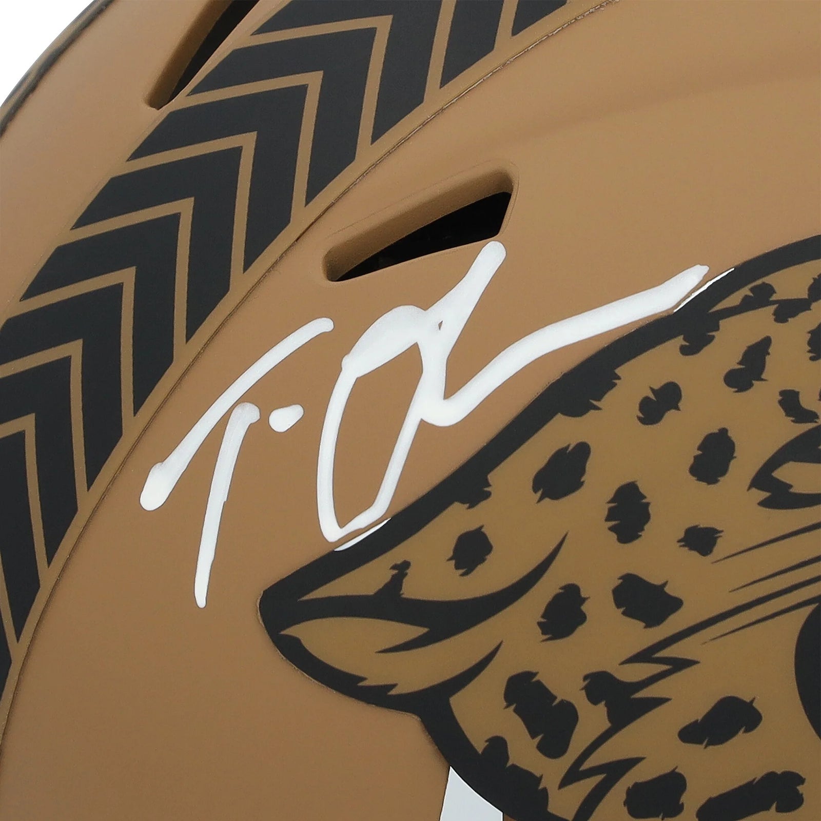 Trevor Lawrence Signed Jaguars Mini Helmet | Salute to Service