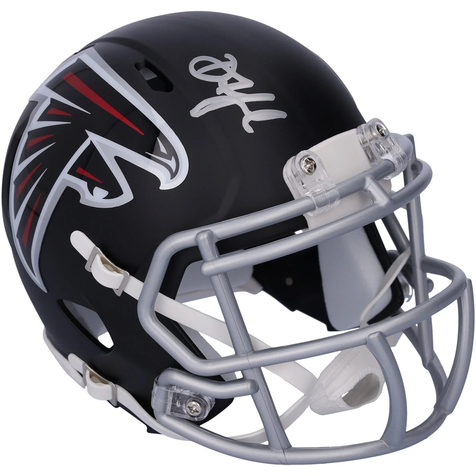 Drake London Signed Riddell Speed Mini Helmet | Atlanta Falcons