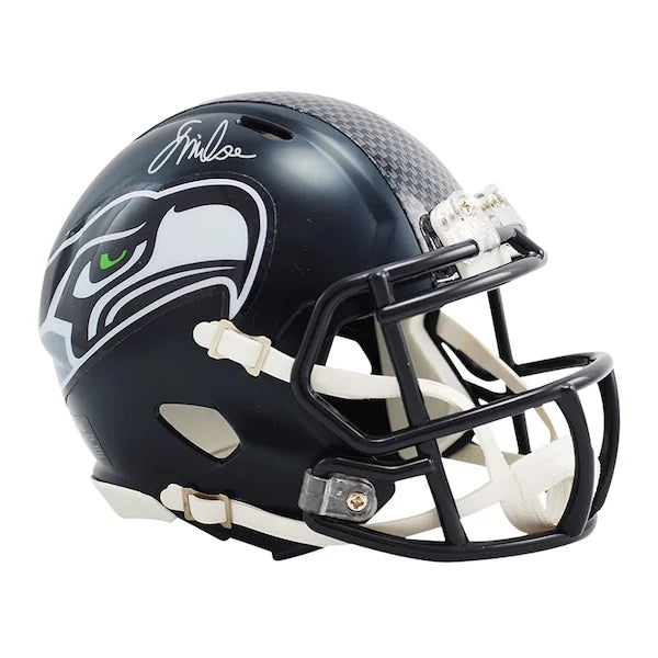 Jalen Milroe Signed Seahawks Riddell Speed Mini Helmet | Authenticated