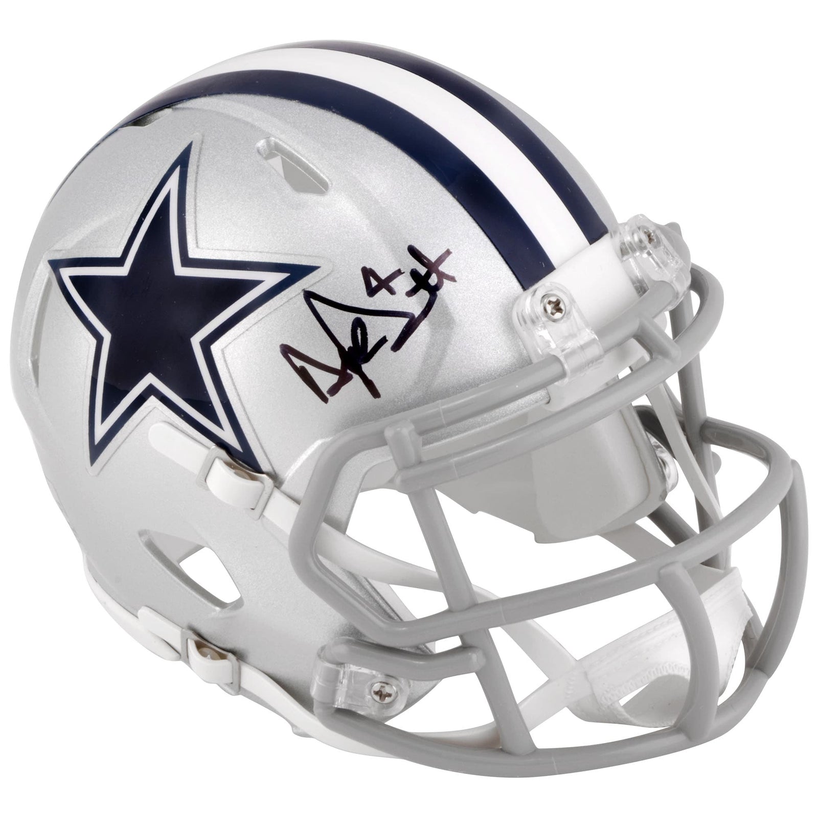 Dak Prescott Dallas Cowboys Fanatics Authentic Autographed Riddell Speed Mini Helmet