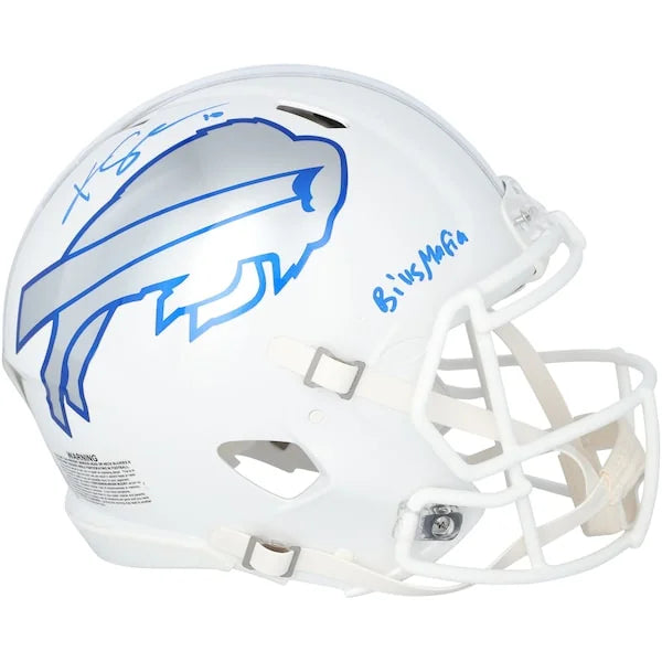 Khalil Shakir Signed Riddell Speed Mini Helmet | Bills Mafia Inscription