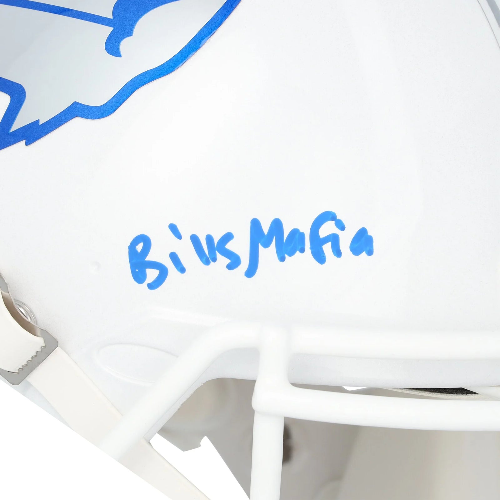Khalil Shakir Signed Riddell Speed Mini Helmet | Bills Mafia Inscription