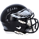 DeVonta Smith Philadelphia Eagles Autographed Fanatics Authentic Riddell 2022 Alternate Speed Mini Helmet