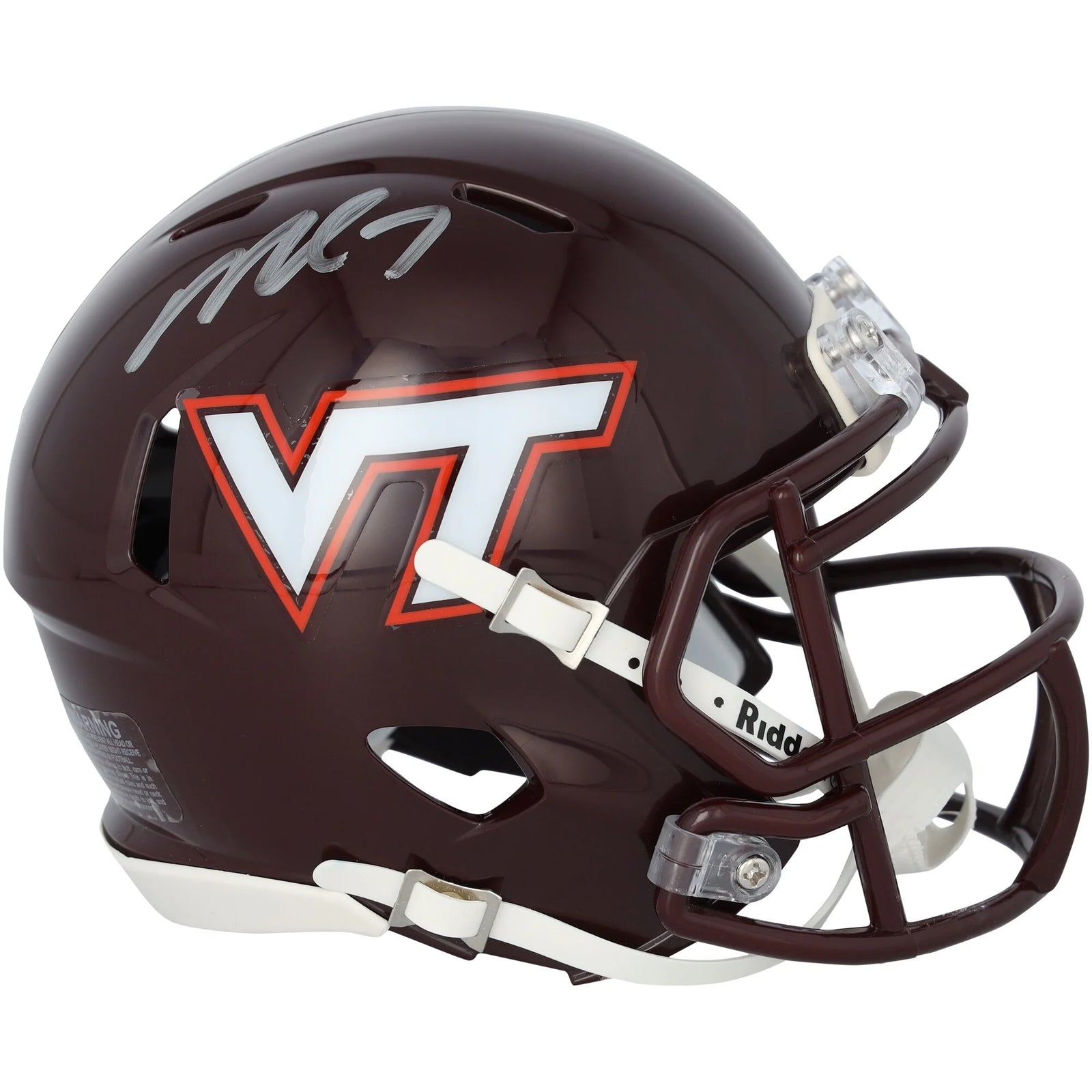 Mike Vick Signed Virginia Tech Hokies Mini Helmet | Authenticated
