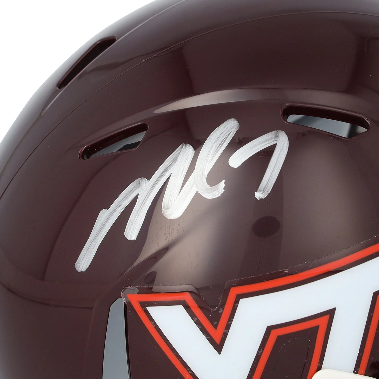 Mike Vick Signed Virginia Tech Hokies Mini Helmet | Authenticated