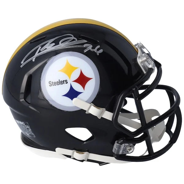 Rod Woodson Signed Pittsburgh Steelers Riddell Speed Mini Helmet Authenticated