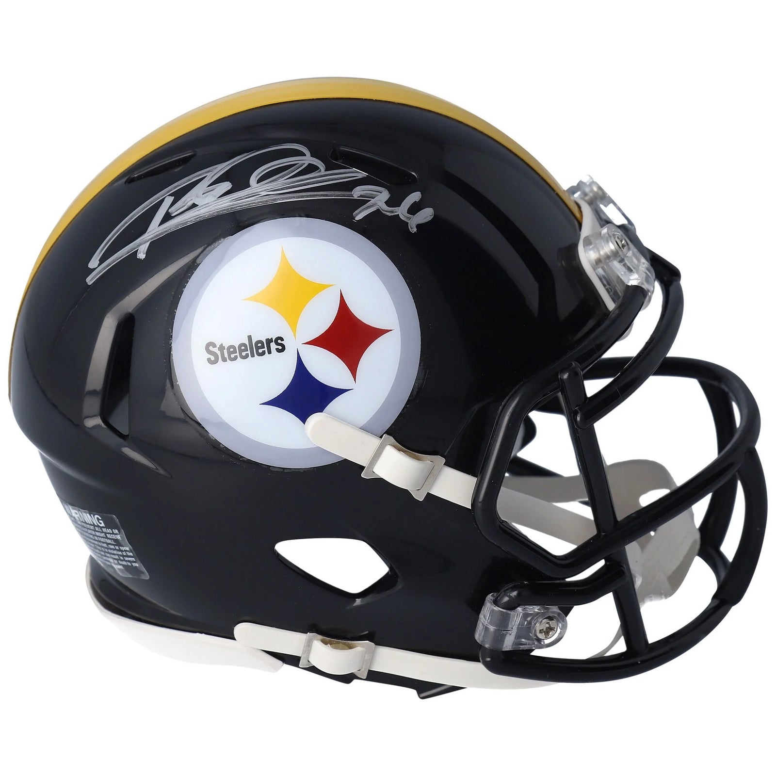 Rod Woodson Signed Pittsburgh Steelers Riddell Speed Mini Helmet Authenticated