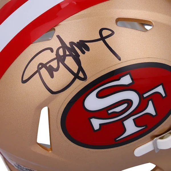 Steve Young Signed San Francisco 49ers Throwback Mini Helmet | Authenticated