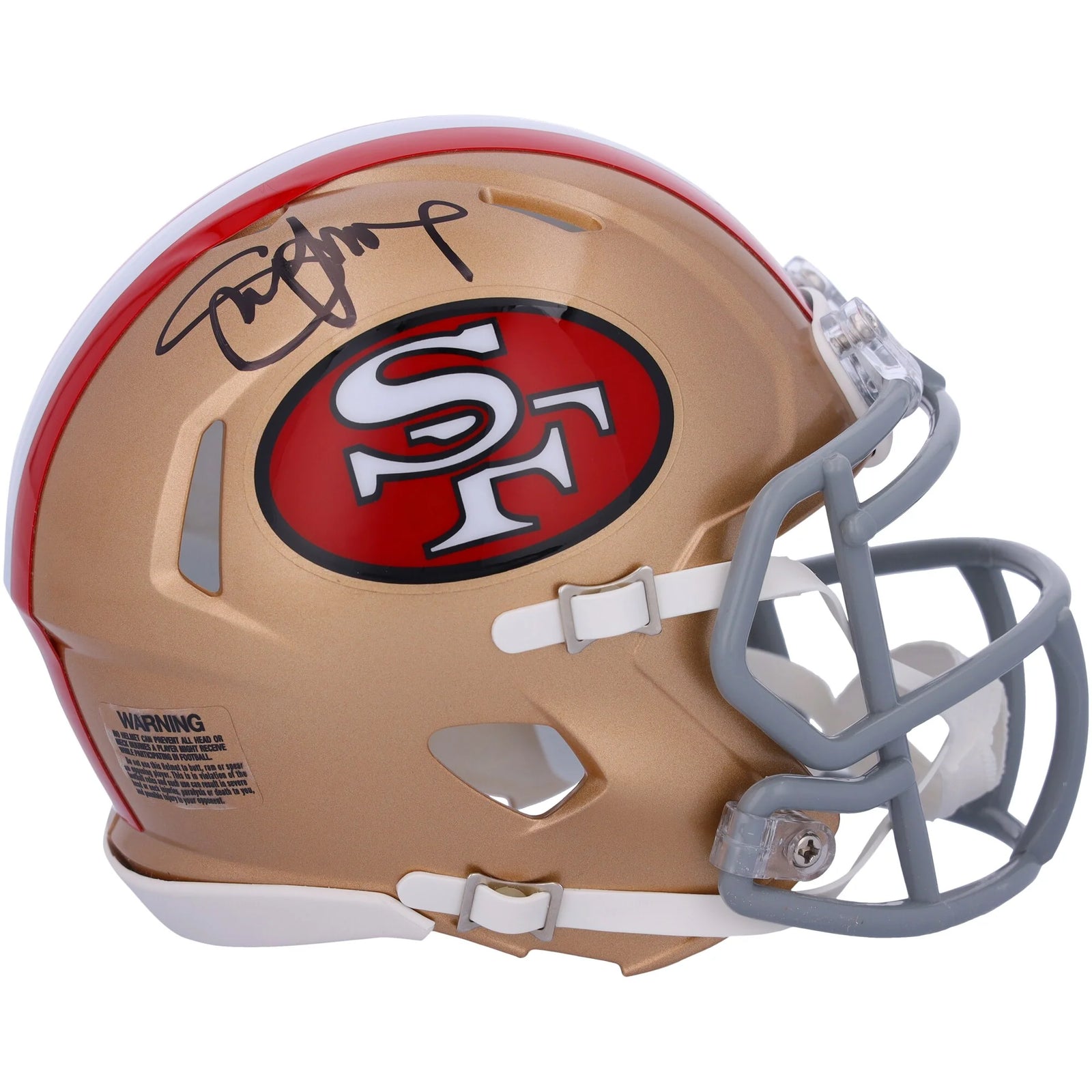 Steve Young Signed San Francisco 49ers Throwback Mini Helmet | Authenticated
