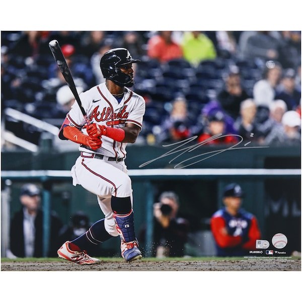 Michael Harris II Atlanta Braves Fanatics Authentic Autographed 16'' x 20'' Hitting Photograph - The Ballers Bank