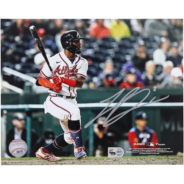 Michael Harris II Atlanta Braves Fanatics Authentic Autographed 8'' x 10'' Hitting Photograph - The Ballers Bank