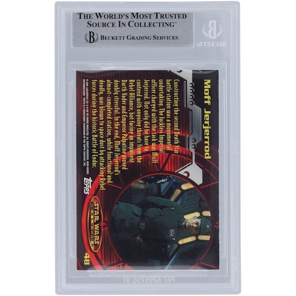 Michael Pennington Star Wars Autographed 2001 Topps Evolution 48 BGS Authenticated Card - The Ballers Bank