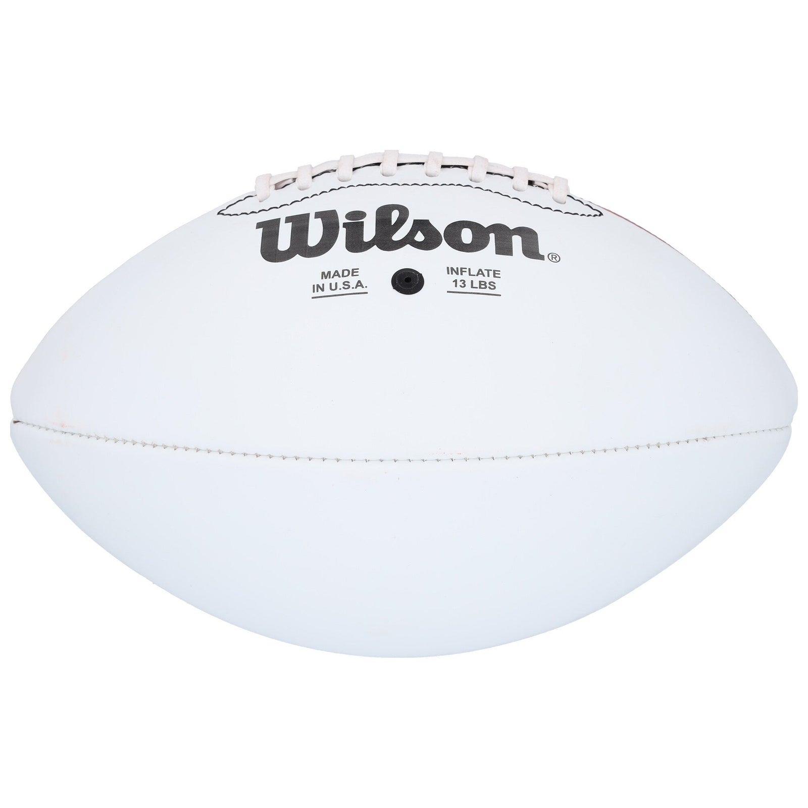 Michael Strahan New York Giants Autographed Fanatics Authentic Wilson 100th Season White Panel Football - The Ballers Bank